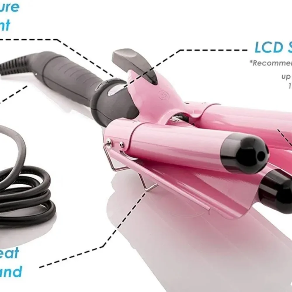 Pink Hair Curling Iron‎